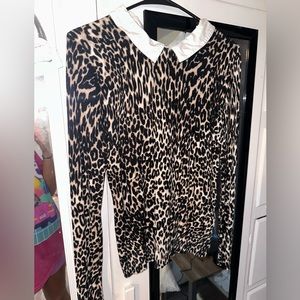 Cheetah Print Top- size small